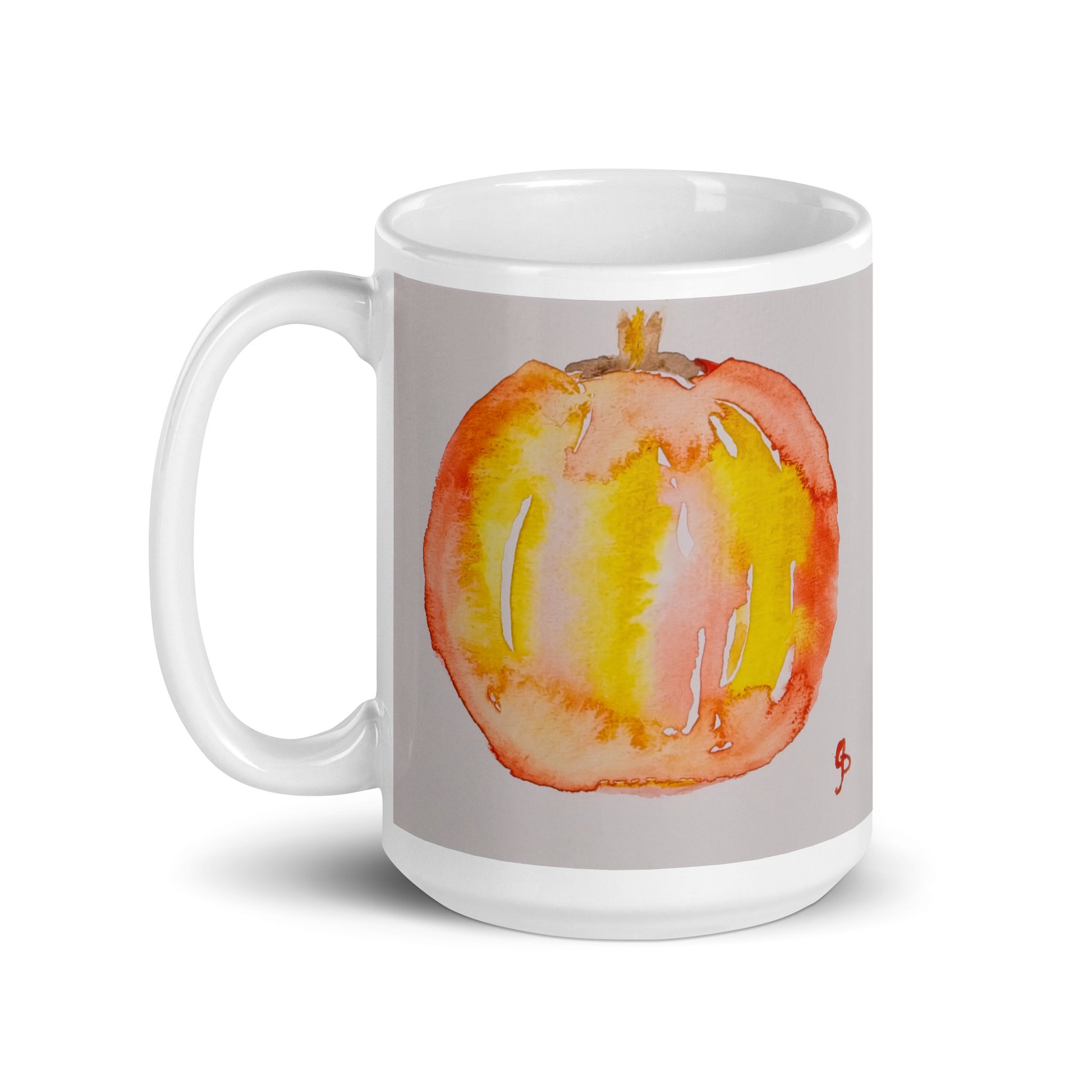 Ceramic mug featuring original artwork, perfect for coffee, tea, or hot cocoa—microwave and dishwasher safe, ideal for daily use, gifting, or adding artistic charm to your kitchen.
