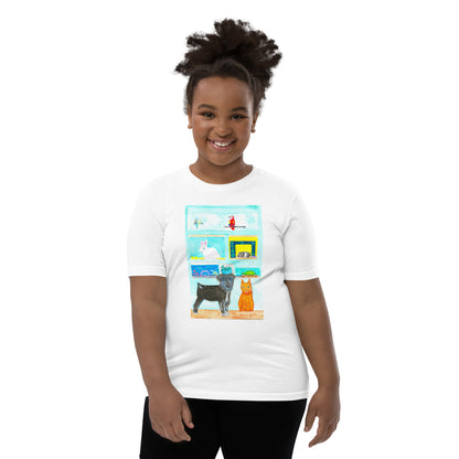 Bella + Canvas unisex short sleeve t-shirt featuring original artwork—super soft, lightweight, and breathable; perfect for casual wear, layering, or gifting with artistic style and comfort.